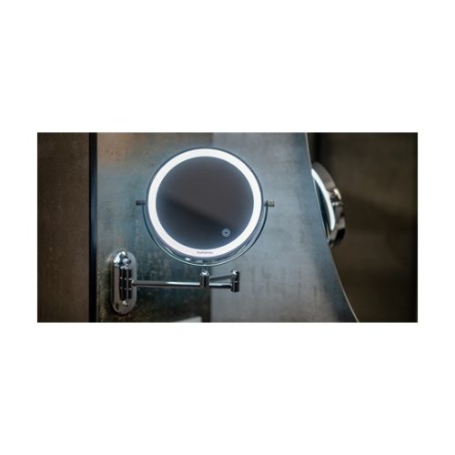 Humanas HS BM01 EZÜST fürdőszobai tükör LED világítással