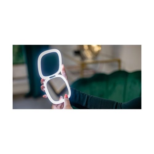 Humanas HS PM01 FEHÉR kozmetikai tükör LED világítással