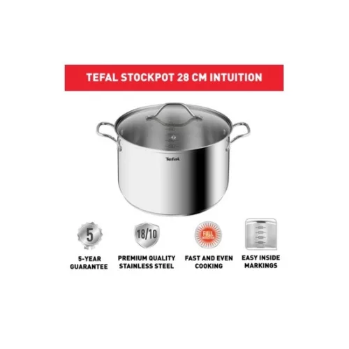 Tefal B8644474 Intuition rozsdamentes acél fazék