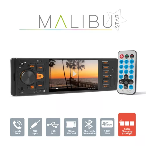 MNC_39751_Malibu_autoradio_fejegyseg_1_DIN_-_4_X_50_W_-_LCD_-_BT_-_MP5_-_AUX_-_SD_-_USB-i815507