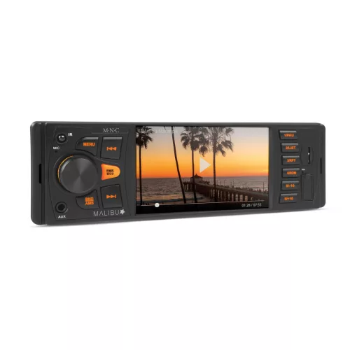 MNC 39751 Malibu autórádió fejegység 1 DIN - 4 X 50 W - LCD - BT - MP5 - AUX - SD - USB
