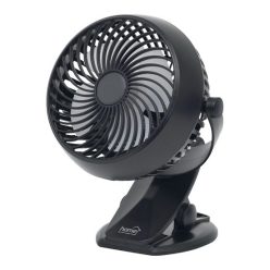   Home by Somogyi CLF 10/BK csíptetős, akkumulátoros ventilátor