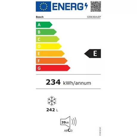 Bosch GSN36VLEP fagyasztószekrény