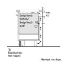 Bosch PVS631HB1E beépíthető indukciós főzőlap