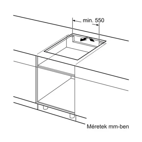 Bosch PVS631HB1E beépíthető indukciós főzőlap