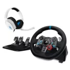 Logitech 991-000486 G29 Driving Force Racing Wheel + Astro A10 headset fehér