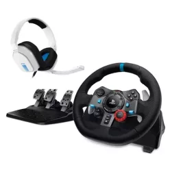   Logitech 991-000486 G29 Driving Force Racing Wheel + Astro A10 headset fehér