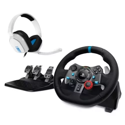 Logitech 991-000486 G29 Driving Force Racing Wheel + Astro A10 headset fehér