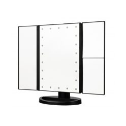 Humanas HS ML04 FEKETE sminktükör LED világítással