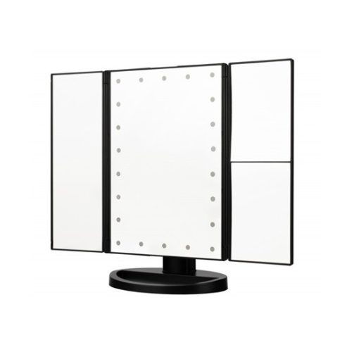 Humanas HS ML04 FEKETE sminktükör LED világítással