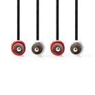Nedis CAGL24200BK15 sztereó audiokábel