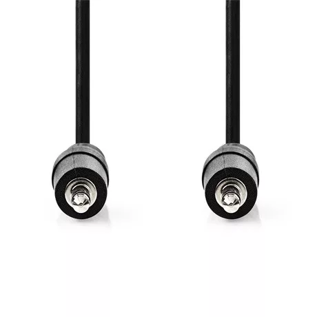 Nedis CAGL22000BK10 audo kábel, 1 méter, 3,5 mm-es jack csatlakozóbval