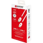 Skross SKCA0019C-C120CN USB-C/USB-C adat és töltő kábel, 1,2m (Fast Charging)