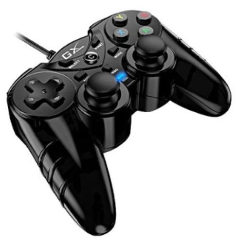 Genius GX-17UV GX Gaming Gamepad, USB, fekete, PC és PS3 kompatibilis