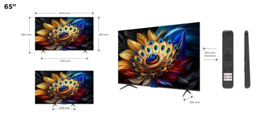TCL 65C655 65" 4K UHD QLED Google Smart TV