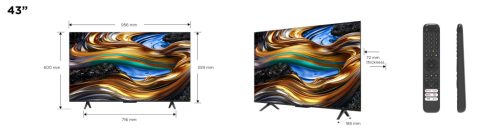 TCL 43P755 43" P755 4K Google Smart LED TV