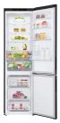 LG GBP62MCNAC alulfagyasztós hűtőszekrény, DoorCooling+™technológia, 384 liter, matt fekete