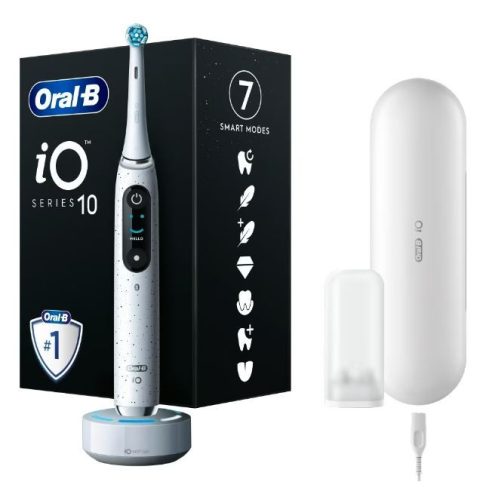 Oral-B iO™ Series 10 Stardust White elektromos fogkefe
