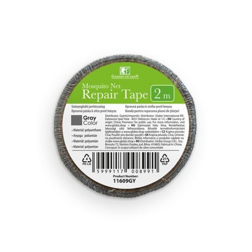 Garden of Eden 11609GY szúnyogháló javító szalag, 200 x 5 cm, szürke