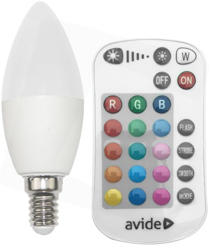 Avide_ASC14RGBW-49W-RC_IZZO_SMART_LED_CANDLE_49W_RGB_W_2700K_IR_taviranyitoval-i902726