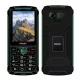 Evolveo StrongPhone W4 DS mobiltelefon, vízálló, tartós, fekete-zöld