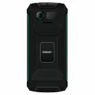 Evolveo StrongPhone W4 DS mobiltelefon, vízálló, tartós, fekete-zöld