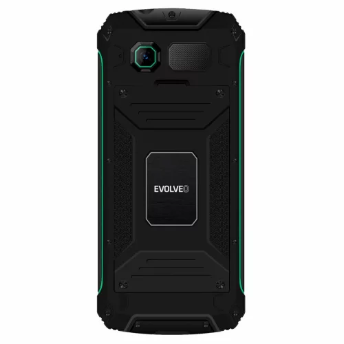 Evolveo StrongPhone W4 DS mobiltelefon, vízálló, tartós, fekete-zöld