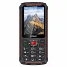 Evolveo StrongPhone W4 DS mobiltelefon, vízálló, tartós, fekete-piros