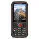 Evolveo StrongPhone W4 DS mobiltelefon, vízálló, tartós, fekete-piros