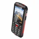 Evolveo StrongPhone W4 DS mobiltelefon, vízálló, tartós, fekete-piros