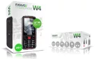 Evolveo StrongPhone W4 DS mobiltelefon, vízálló, tartós, fekete-piros