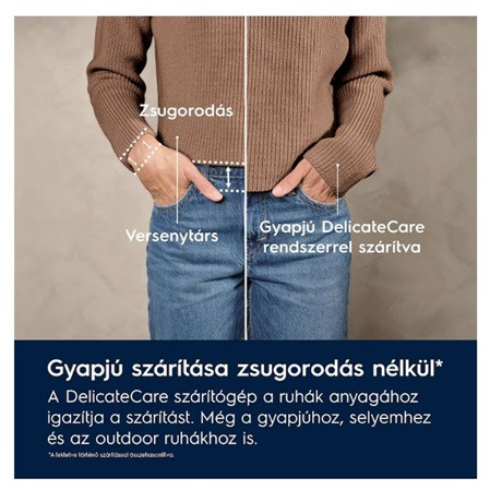 Electrolux EW7D394PE DelicateCare 700-as hőszivattyús szárítógép