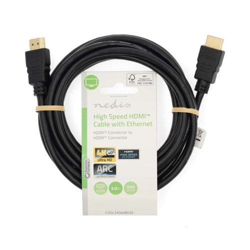 Nedis_CVGL34060BK30_HDMI_ARC_kabel_3_meter_fekete_4K60Hz_HDCP_3D-i926430
