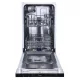Midea MID45S110-HR beépíthető mosogatógép