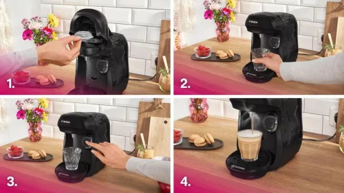 Bosch 102E TASSIMO HAPPY kapszulás kávéfőző, fekete