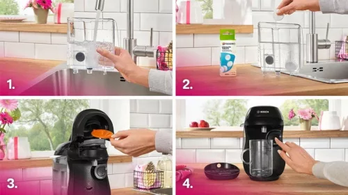Bosch 102E TASSIMO HAPPY kapszulás kávéfőző, fekete