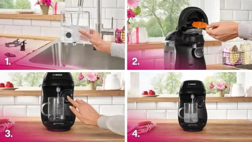Bosch 102E TASSIMO HAPPY kapszulás kávéfőző, fekete