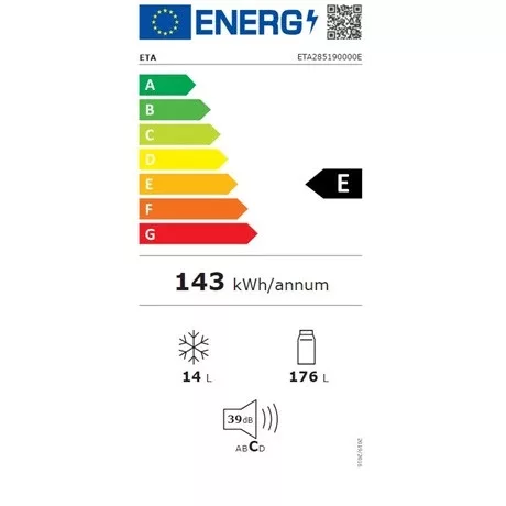 Eta 285190000E egyajtós hűtőszekrény