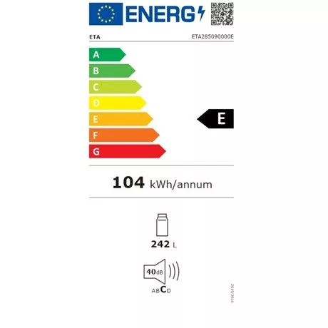 Eta 285090000E egyajtós hűtőszekrény