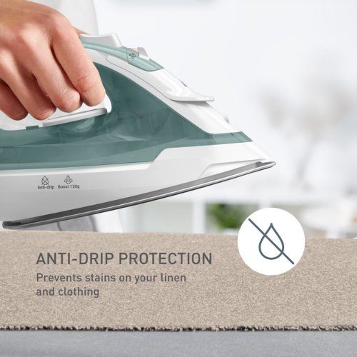 Tefal FV2C42E0 Virtuo 30 gőzölős vasaló, eukaliptusz/fehér