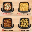 Tefal FW4018E0 Easy Fry XL forrólevegős sütő, rozsdamentes acél/fekete