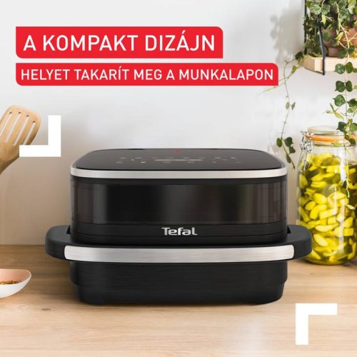 Tefal FW4018E0 Easy Fry XL forrólevegős sütő, rozsdamentes acél/fekete