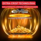 Tefal FW4018E0 Easy Fry XL forrólevegős sütő, rozsdamentes acél/fekete