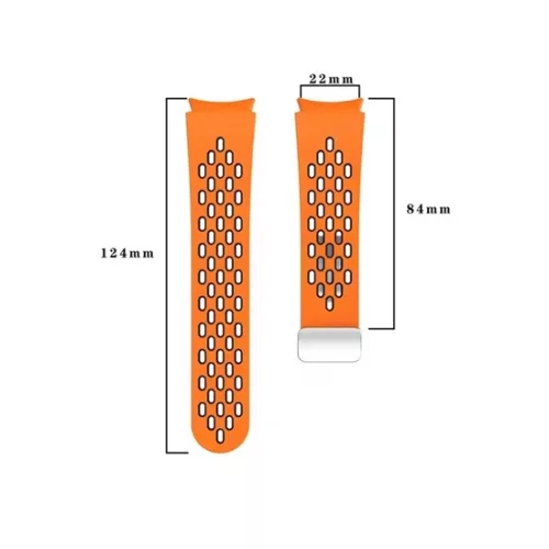 Mybandz 41723 lélegző mágneszáras szilikon óraszíj / Samsung Galaxy Watch 4-5-6-7