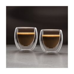 Family 57176H duplafalú üvegpohár 80 ml