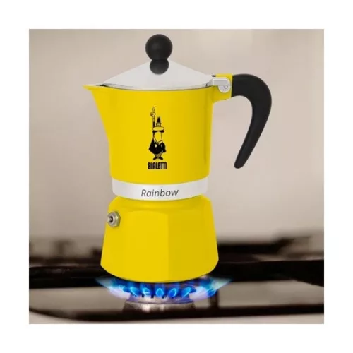 Bialetti 4982 RAINBOW kotyogós kávéfőző, 3 személyes