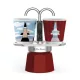 Bialetti 1406/MR MINI EXPRESS Magritte kotyogós kávéfőző szett, 2 személyes