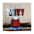 Bialetti 1406/MR MINI EXPRESS Magritte kotyogós kávéfőző szett, 2 személyes
