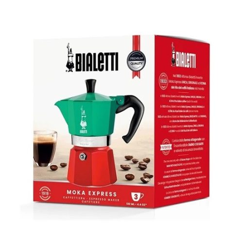 Bialetti 5322 MOKA EXPRESS ITALIA kotyogós kávéfőző, 3 személyes