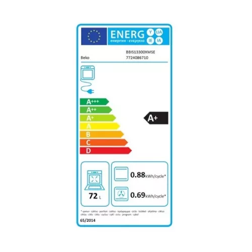 Beko BBIS13300XMSE beépíthető sütő